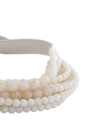 Fairchild Baldwin Leather Multi-Strand Collar Necklace