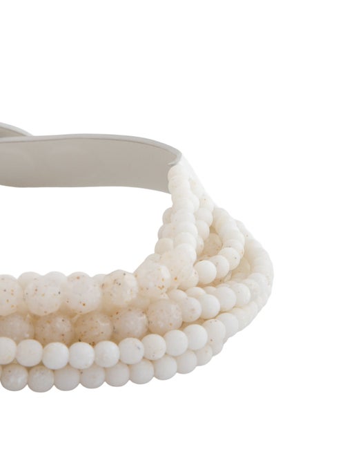 Fairchild Baldwin Leather Multi-Strand Collar Necklace