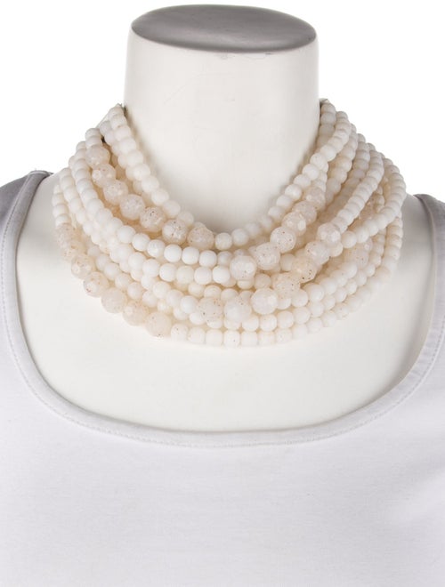 Fairchild Baldwin Leather Multi-Strand Collar Necklace