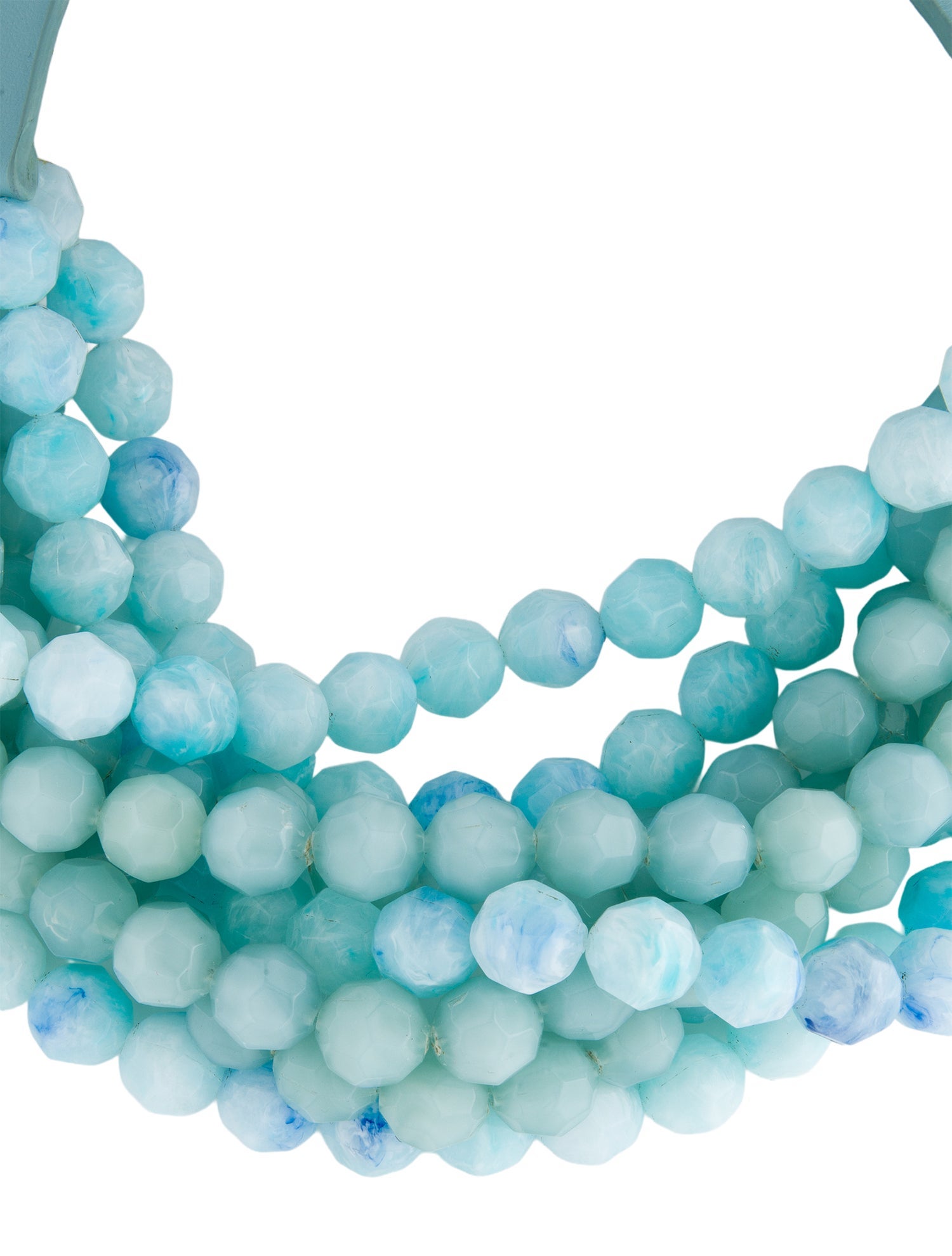 Fairchild Baldwin Leather & Bead Collar Necklace