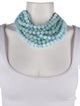 Fairchild Baldwin Leather & Bead Collar Necklace
