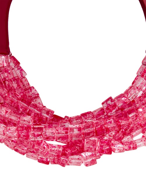 Fairchild Baldwin Leather & Bead Multistrand Necklace