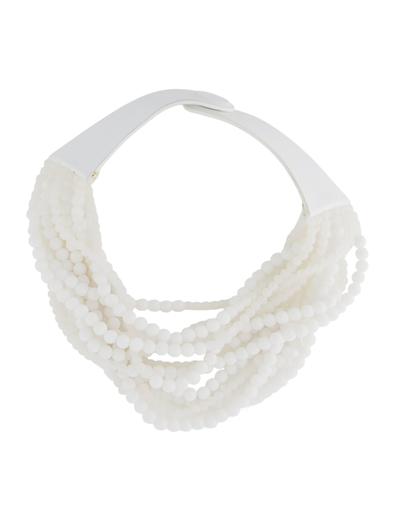 Fairchild Baldwin Leather & Bead Multistrand Necklace