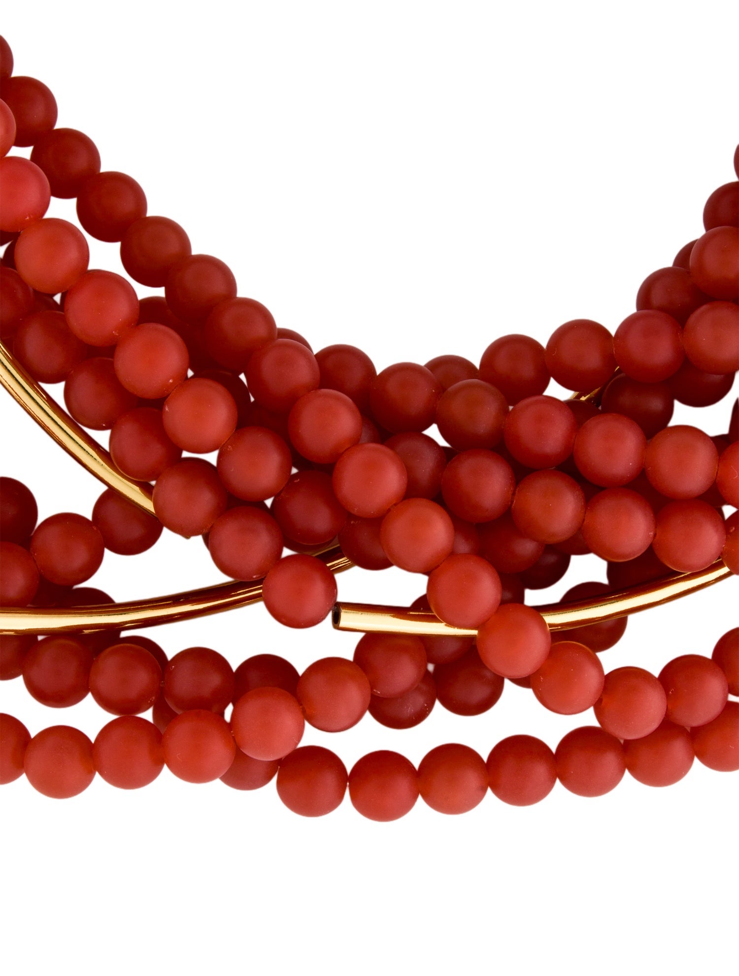 Fairchild Baldwin Leather & Bead Multistrand Necklace