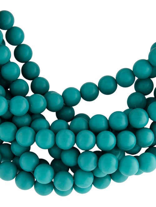 Fairchild Baldwin Leather & Beaded Multistrand Necklace