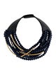 Fairchild Baldwin Leather & Bead Multistrand Necklace