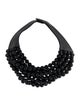 Fairchild Baldwin Leather & Bead Collar Necklace