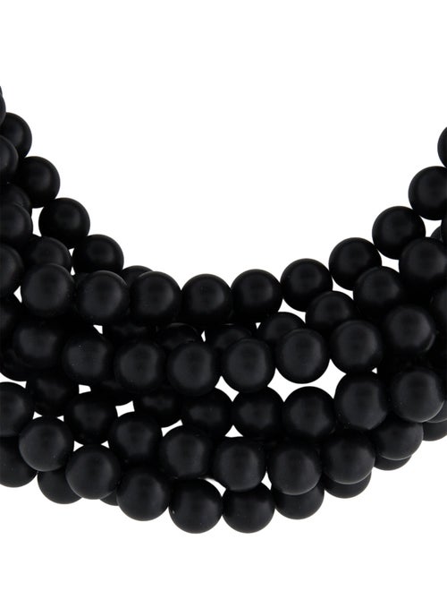 Fairchild Baldwin Leather & Bead Collar Necklace