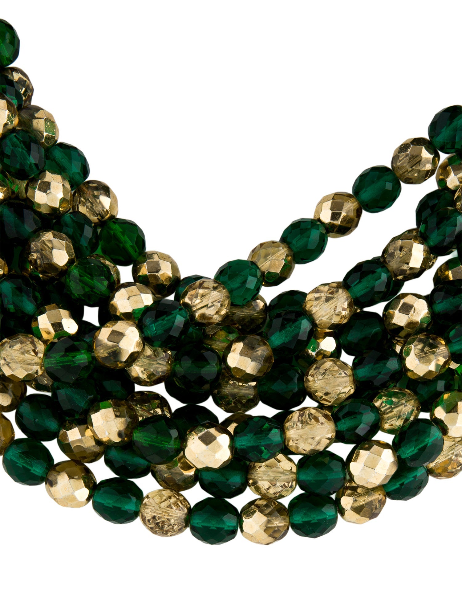 Fairchild Baldwin Leather & Bead Collar Necklace