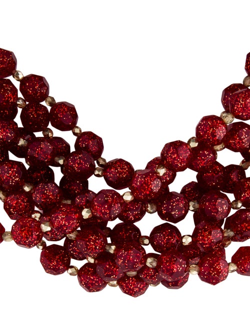 Fairchild Baldwin Leather & Bead Multistrand Necklace