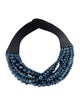 Fairchild Baldwin Bead & Leather Multistrand Necklace