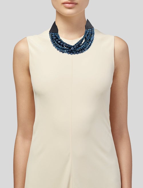 Fairchild Baldwin Bead & Leather Multistrand Necklace