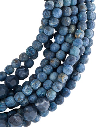 Fairchild Baldwin Bead & Leather Multistrand Necklace