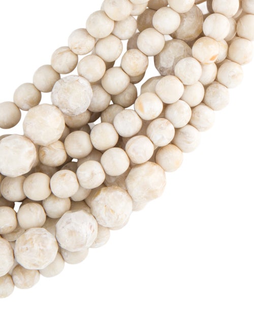 Fairchild Baldwin Leather & Bead Collar Necklace