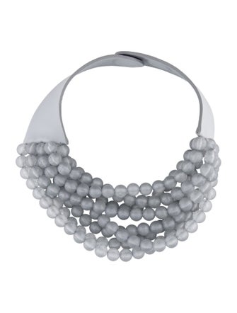 Fairchild Baldwin Bead & Leather Multistrand Necklace