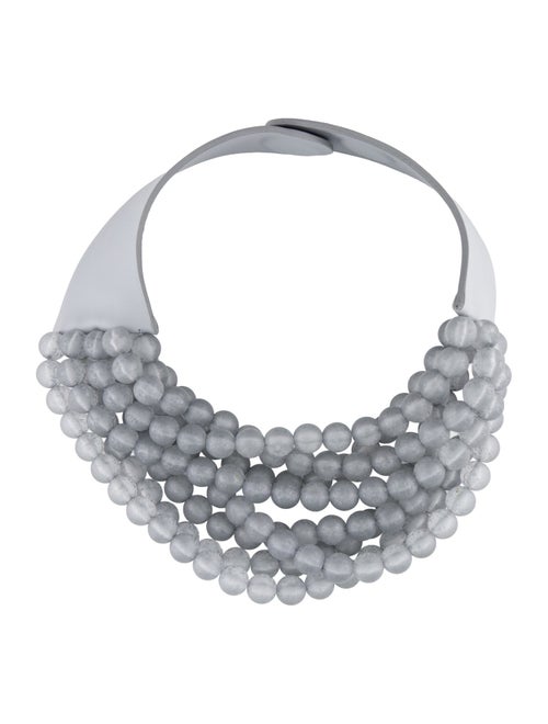 Fairchild Baldwin Bead & Leather Multistrand Necklace