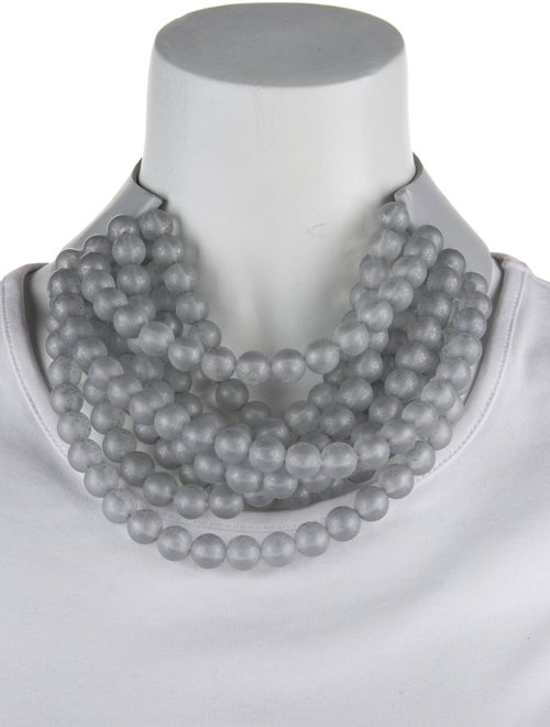 Fairchild Baldwin Bead & Leather Multistrand Necklace