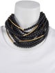 Fairchild Baldwin Bead & Leather Multistrand Necklace