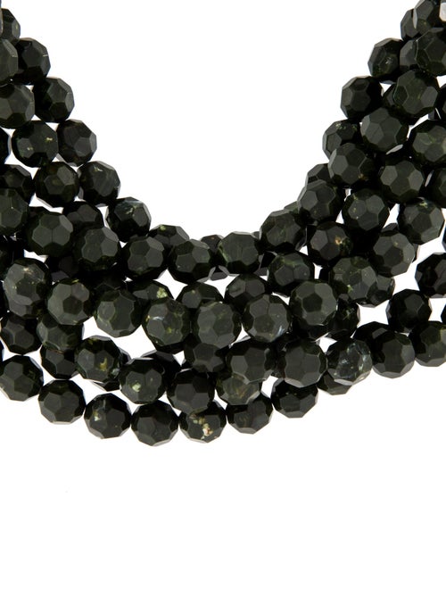 Fairchild Baldwin Leather & Bead Collar Necklace