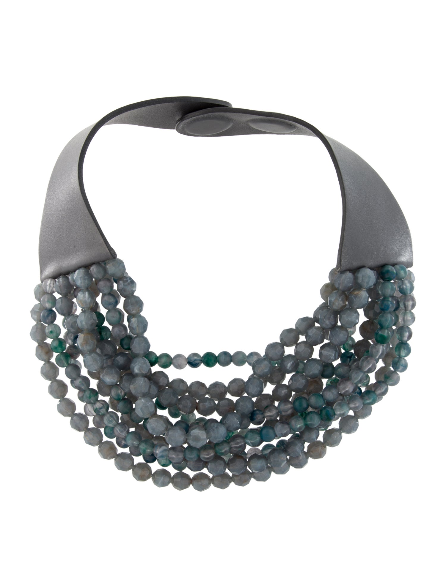 Fairchild Baldwin Bella Resin, Leather & Bead Multistrand Necklace