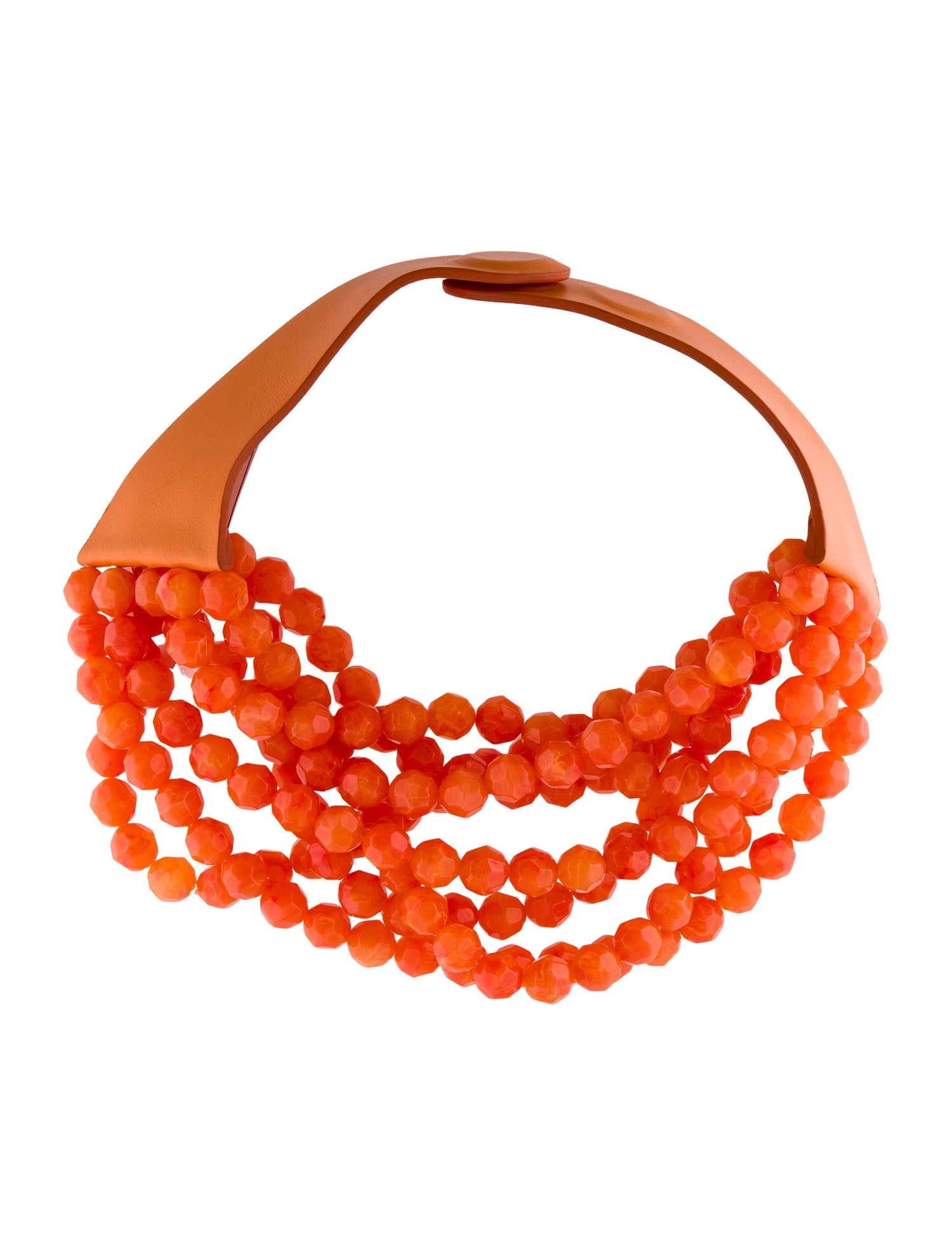 Fairchild Baldwin Bella Tropical Orange Multiestrand Necklace