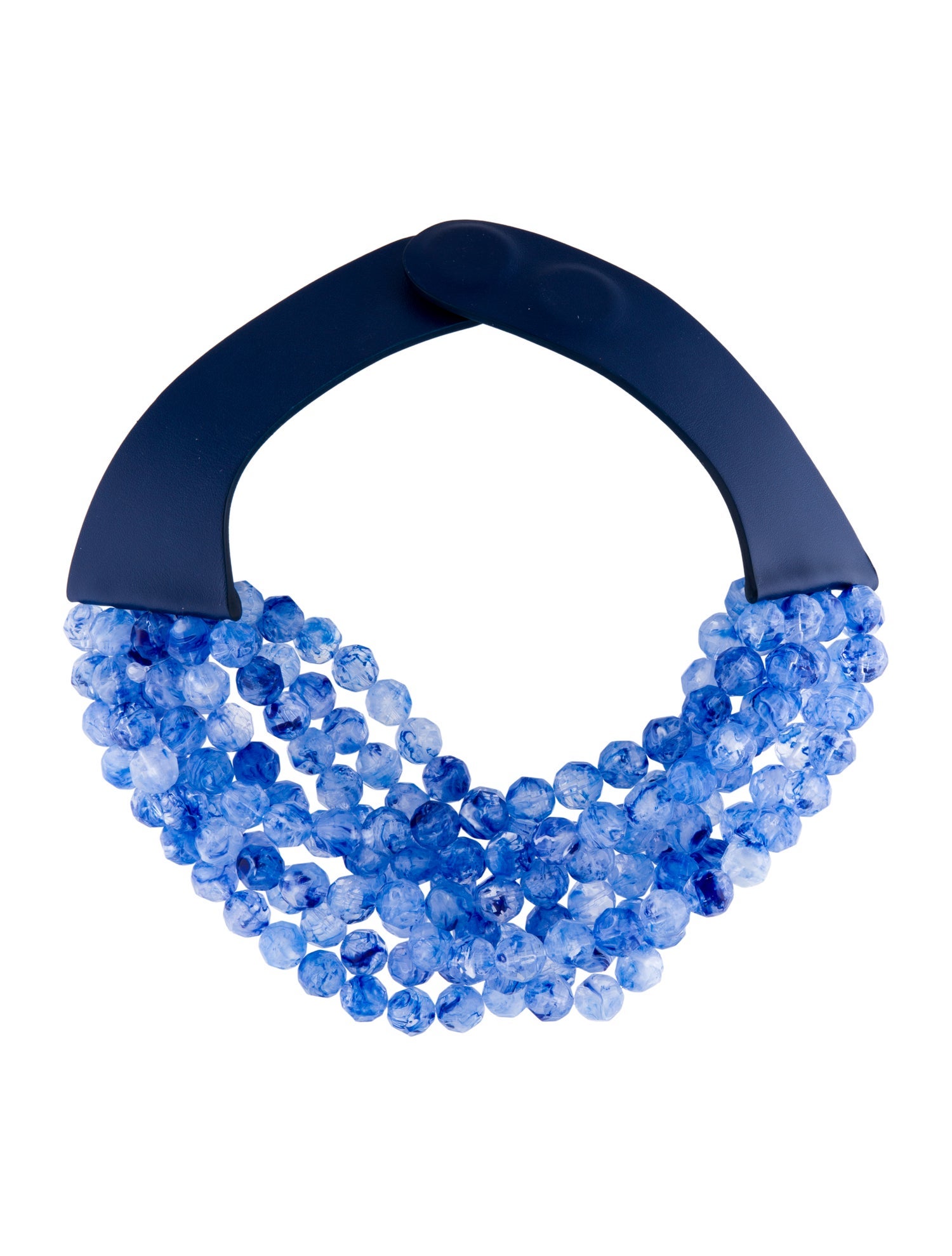 Fairchild Baldwin Blue Denim Necklace