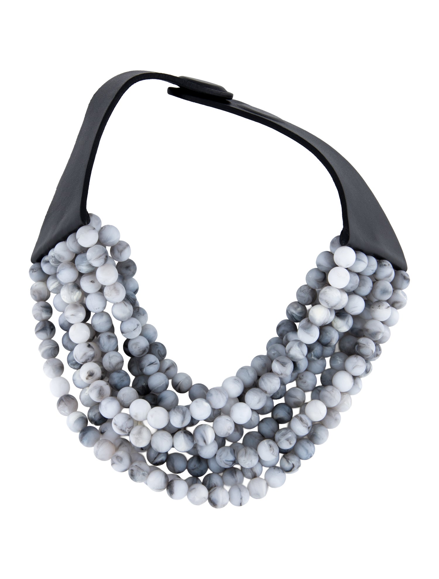 Fairchild Baldwin Heather Grey Collar Necklace
