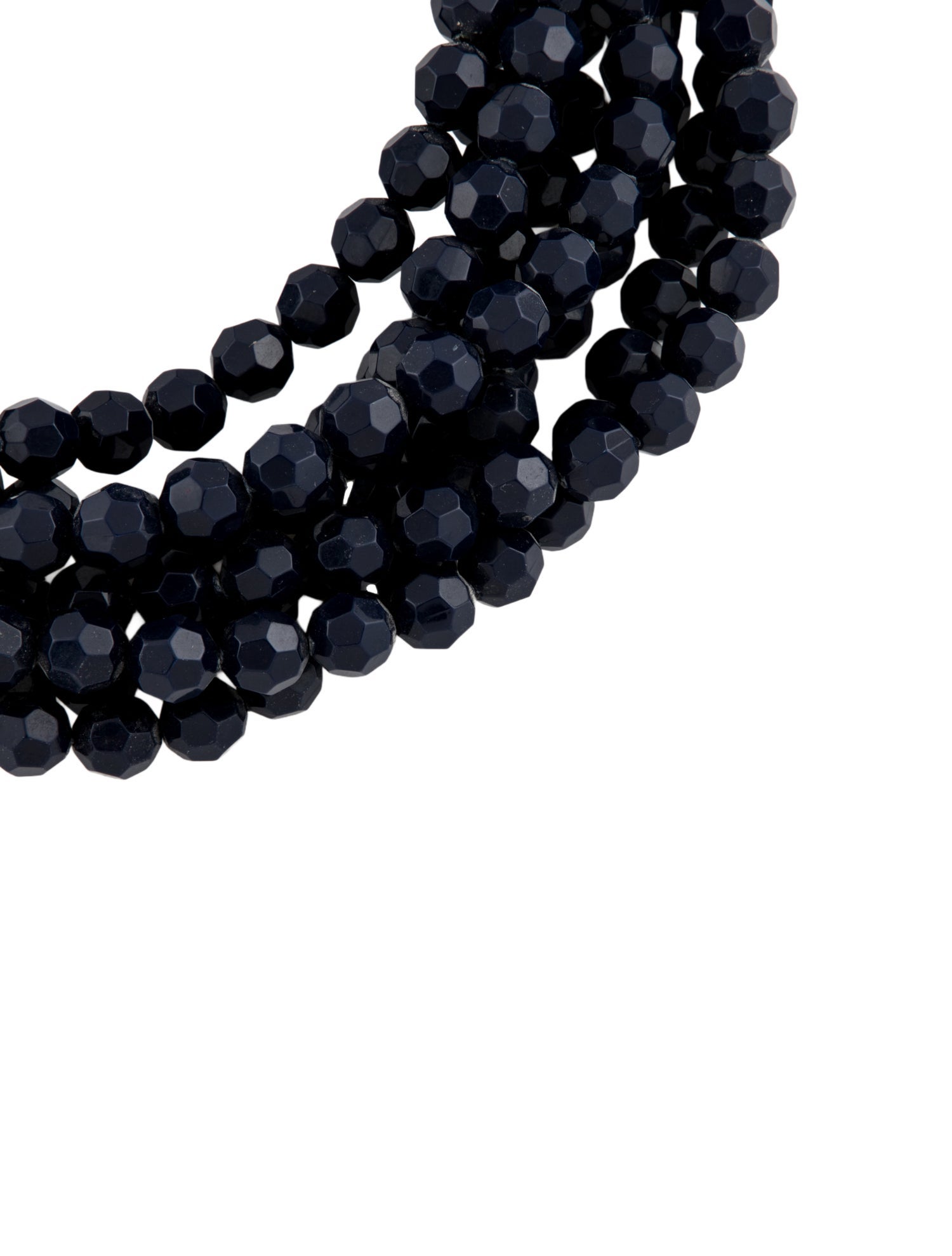 Fairchild Baldwin Leather & Bead Bella Multistrand Collar Necklace