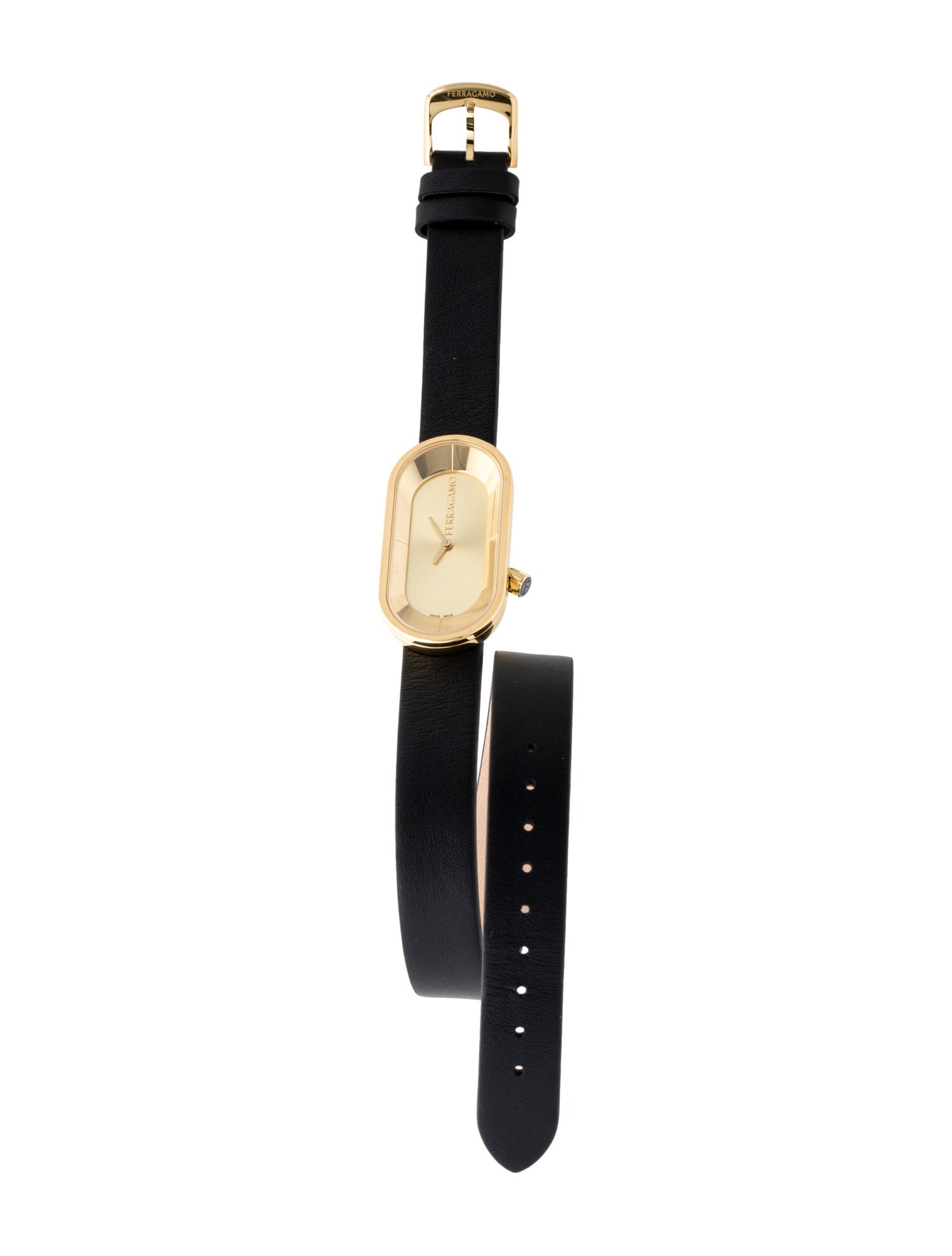 【FERRAGAMO】Curve カーブ レザー ウォッチ 23X46mm Ferragamo | Introducing the Curve Collection