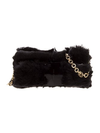 Ferragamo Faux Fur Evening Bag