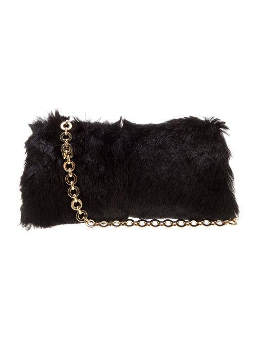 Ferragamo Faux Fur Evening Bag