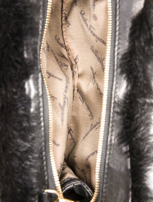 Ferragamo Faux Fur Evening Bag