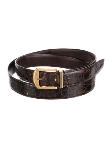 Ferragamo Belts Skinny Leather Belt XXL