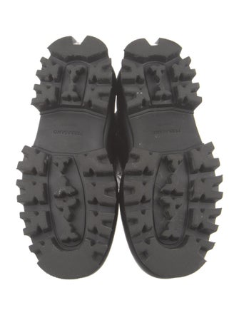 Ferragamo Leather Combat Boots