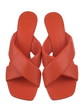 Ferragamo Leather Slides