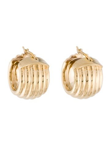 Ferragamo Huggie Gancini Earrings