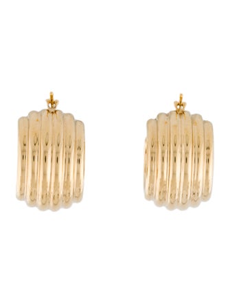 Ferragamo Gancini Huggie Earrings