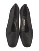 Ferragamo Satin Crystal Embellishments Pumps