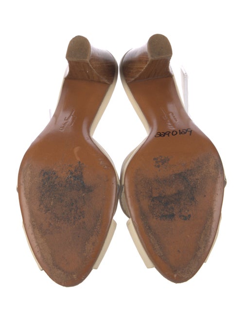 Ferragamo Leather Slides