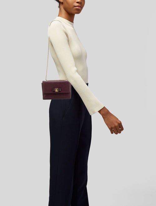 Salvatore Ferragamo Vara Bow Shoulder Bag