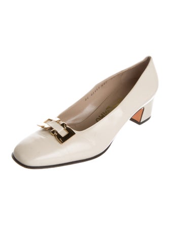 Ferragamo Vara Bow Accent Leather Mules