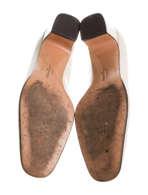 Ferragamo Vara Bow Accent Leather Mules