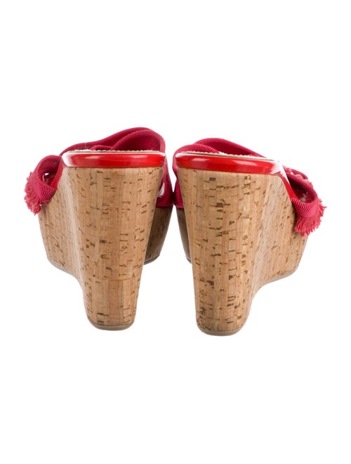 Ferragamo Raw-Edge Trim Slides