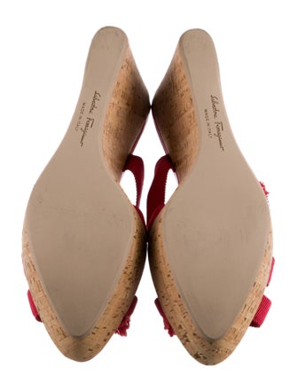 Ferragamo Raw-Edge Trim Slides