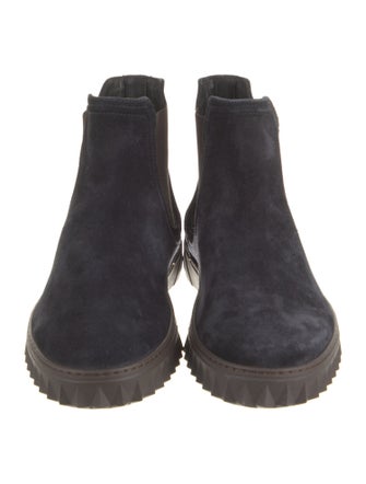 Ferragamo Suede Chelsea Boots