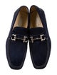 Ferragamo Gancio Logo Suede Drivers
