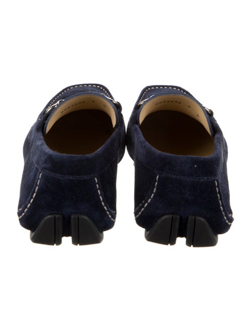 Ferragamo Gancio Logo Suede Drivers