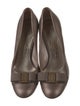 Salvatore Ferragamo Vara Bow Accent Leather Pumps