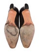 Ferragamo Leather Animal Print Pumps