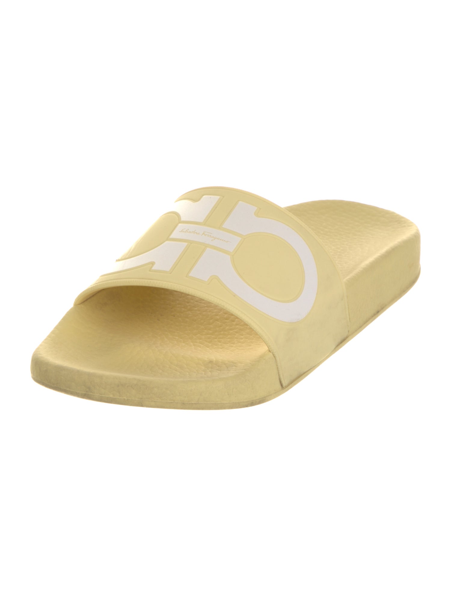 Ferragamo Rubber Printed Slides